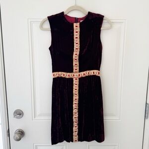 Vintage Gay Gibson ‘crushed velvet’ dress